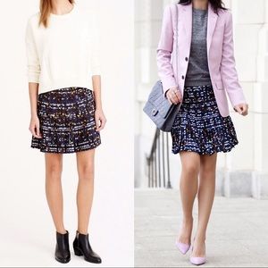 🔴Last chance! ! 
NWOT J.Crew Pleated lattice skirt in hidden floral